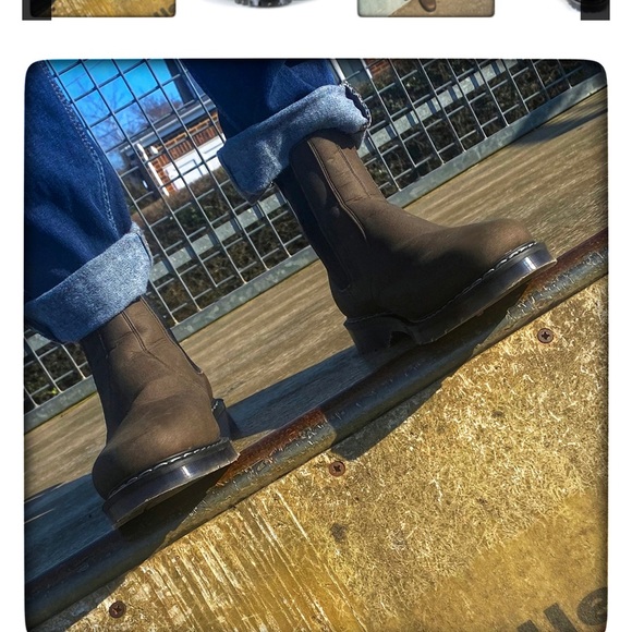 Vegan Chelsea boot in brown by Vegetarian Shoes - size 7.5 - Picture 3 of 7